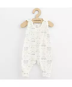 Baby romper - maat 80 - 100% katoen - voertuigen patroon