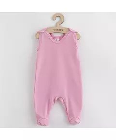 Baby onesie - roze - maat 80 (9-12 maanden) - mouwloos