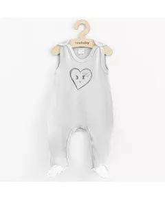 Babyromper - Mouwloos - Verstelbare schouderbandjes - Sluiting tussen de benen