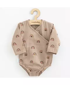 Baby kleding - Katoen bodysuit - Lange mouwen - Regenbogen patroon