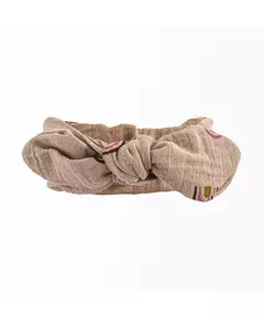 Hoofdband - Katoen - Beige - Geometrisch - Regenboog - Maat 80 (9-12 maanden)