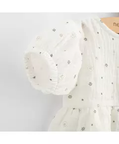 Baby Jurk - Katoen - Katoen - Korte Mouwen - Bloemenprint