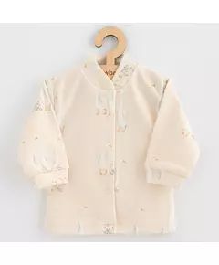 Babyshirt - Lange Mouwen - Katoen - ganzenpatroon - babykleding