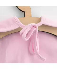 Slabbetje - 100% Katoen - Roze Olifant - 3D-Oren - Babyaccessoires