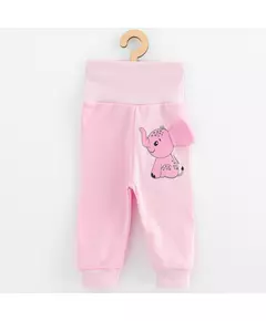 Babyset - T-shirt en sweatpants - Roze met olifantenprint