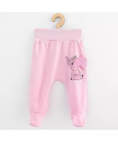 Babybroekje - Roze - Olifant - Met voetjes - Met 3D-oren