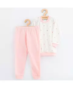Pyjama's - Katoen - Langmouwig Shirt - Effen Roze - Baby Kleding