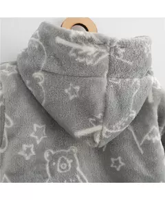 kinderhoodie - Wellsoft Winter Times - teddybeer - 100% katoen
