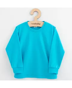 T-Shirt - Lange mouwen - 100% Katoen - Turquoise - Babykleding