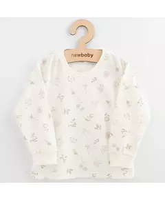 Babyshirt - 100% katoen - Lange mouwen - Bloemenpatroon