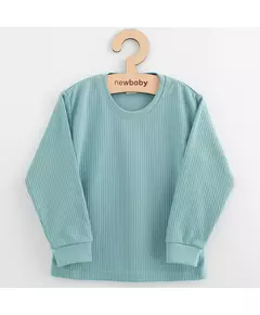 Babytrui - Lichtgroen - Lange Mouwen - 100% Katoen - Geribbeld