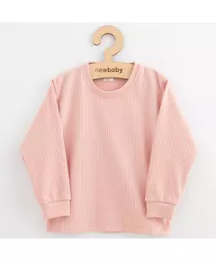 Kinderkleding - Lange mouwen trui - Lichtroze - 100% katoen