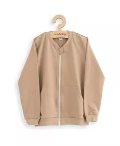 Kinderjack - Beige - Met ritssluiting - Voor kinderen - Sweatshirt