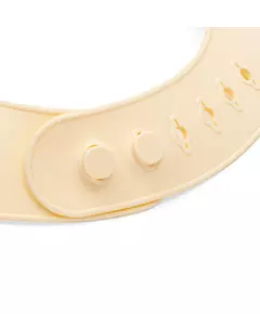 Slabbetje - Silicone - Beige - 100% BPA-vrij - Verstelbare nekband