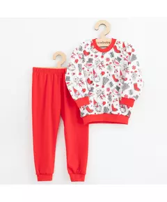 Kinderpyjama's - 100% Katoen - Lange Slipper T-shirt - Broek met Elastische Tailleband