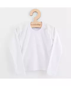 Kindertrui - Effen Wit - Lange Mouwen - 100% Katoen - Baby Kleding