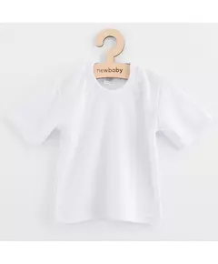 Baby-T-shirt - Wit - Korte Mouwen - 100% Katoen - OEKO-TEX