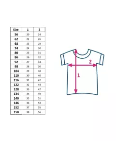 Baby-T-shirt - Wit - Korte Mouwen - 100% Katoen - OEKO-TEX