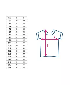 T-shirt - Katoen - Korte mouwen - Ronde hals - Babykleding