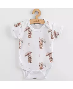 Baby kleding - Korte mouwen - Romper - Konijnen patroon