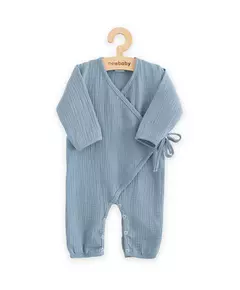 Baby Clothing - Katoen Jumpsuit - Lange Mouwen - Overschlag
