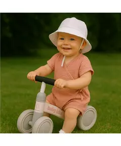 Jumpsuit - Katoen - Katoen - Roze - Korte mouwen - Baby kleding
