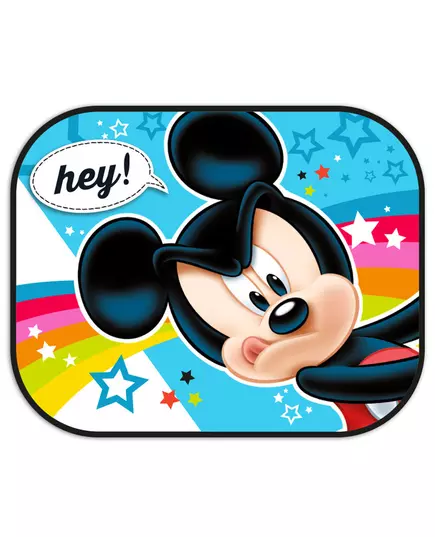 Mickey Auto Zonneschermen Zwart 2 Stuks