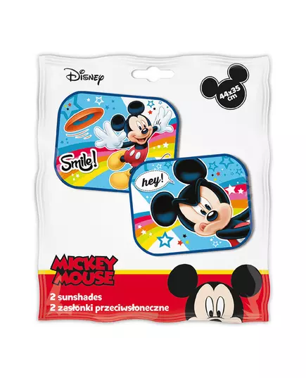 Mickey Auto Zonneschermen Zwart 2 Stuks