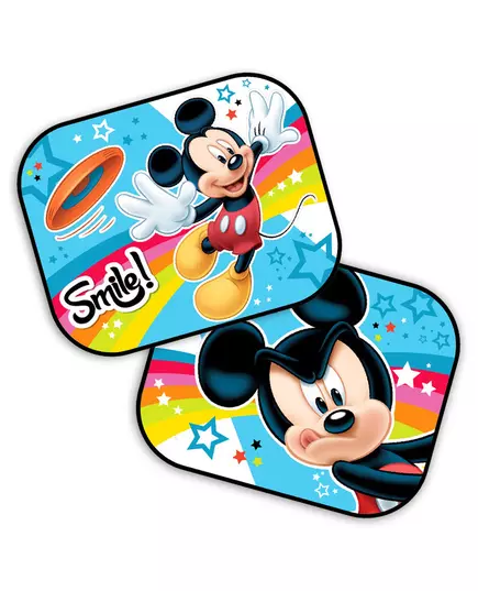 Mickey Auto Zonneschermen Zwart 2 Stuks