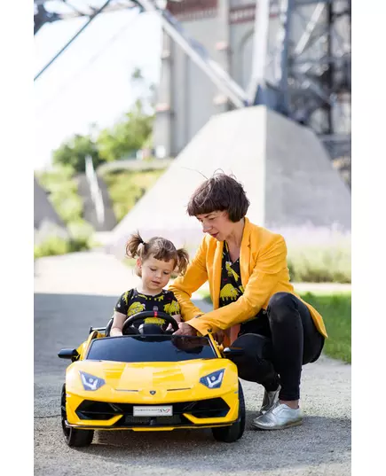 Zwart Lamborghini Accuvoertuig Speeltje