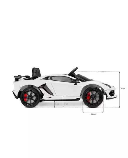 Zwart Lamborghini Accuvoertuig Speeltje