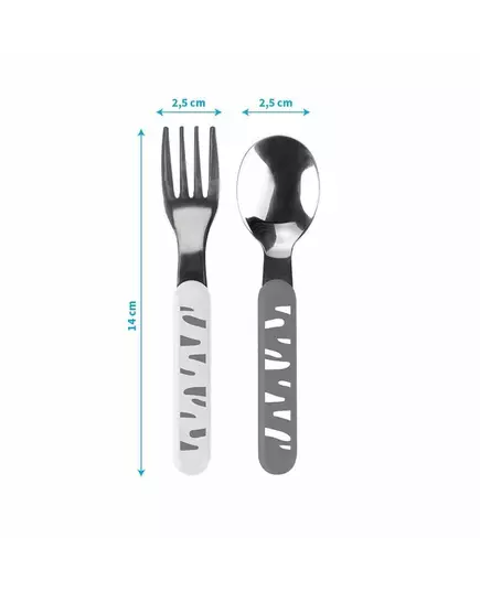 Kinderbestekset Roestvrijstaal Zilver