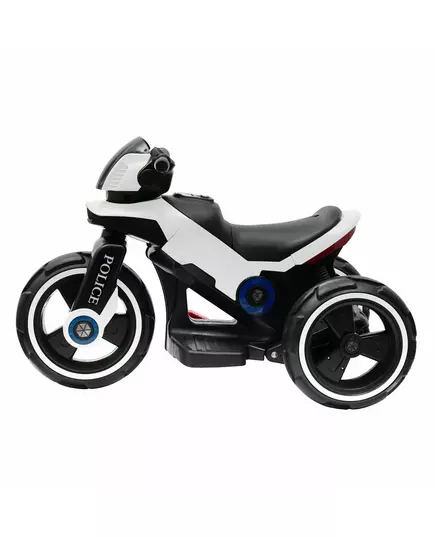 speelgoed motorfiets - politie - 3-wieler - zwart-wit