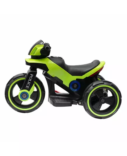 Elektrische Politie Motorfiets Groen - Stabiele Wielen