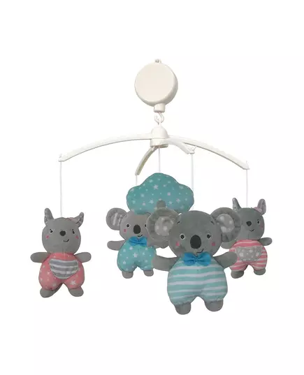 Mobiel Pluche Figuren Koala's - Grijs & Pastel Accenten