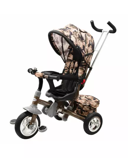 Driewieler 3in1 Camouflage met Duwstang en 360° Zitting