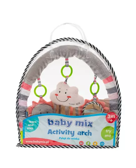 Kleurrijke speelboog met speeltjes - Zacht babyspeelgoed