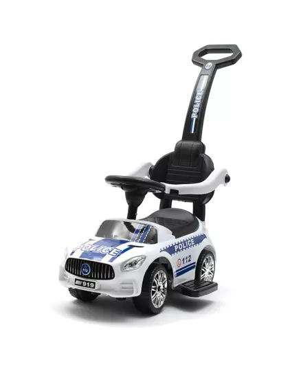 Loopauto Politieauto - Zwart Stuur, Comfortabele Zitting