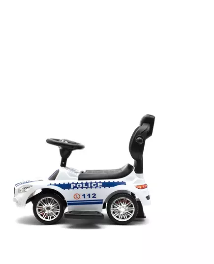Loopauto Politieauto - Zwart Stuur, Comfortabele Zitting
