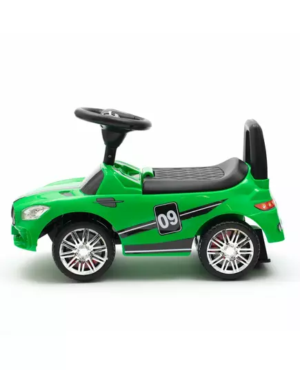 Groene Loopauto - Ergonomische Raceauto met Geluiden