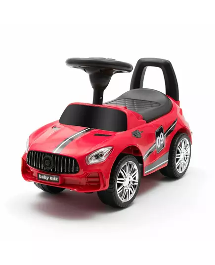 Loopauto - Sportief Rode Peuterspeelgoed met Racestreep