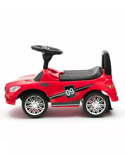 Loopauto - Sportief Rode Peuterspeelgoed met Racestreep