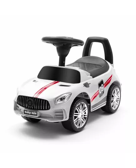 Loopauto Wit - Sportief Ontwerp met Rugleuning