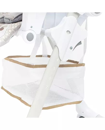 Verstelbare Beige Kinderstoel met Wielen
