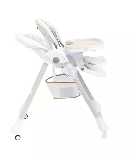 Verstelbare Beige Kinderstoel met Wielen