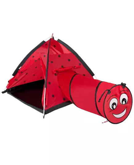 Kindertent Lieveheersbeestje Rood met Tunnel