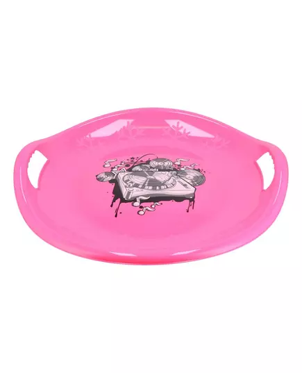 Sneeuwslee Felroze 60 cm - Kunststof - Kinder Slee
