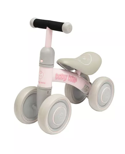 Loopfiets Roze & Grijs - Peuterfiets zonder Pedalen