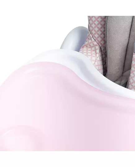 Roze Grijze Kinderstoel - Verstelbaar en inklapbaar