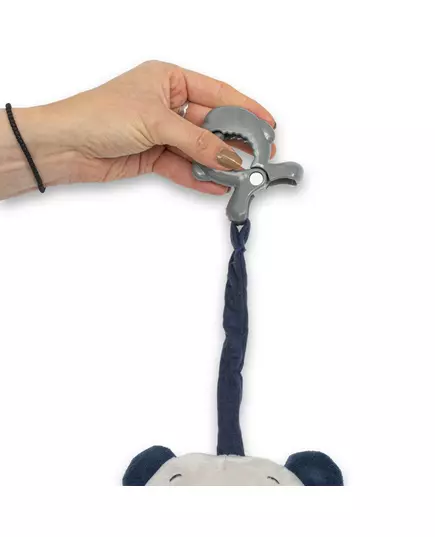 Pluche Grijze Teddybeer met Bruine Strik - Knuffeldier